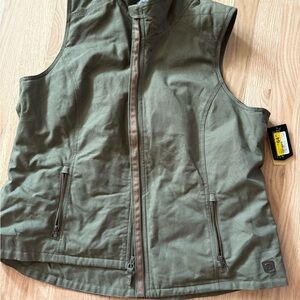 Noble Outfitters Green  Zip-Up Vest *Concealed Carry Pocket*
